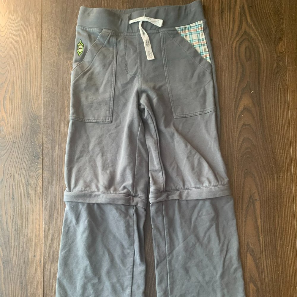 Peekaboo Beans pants zip away shorts adjustable Size 7